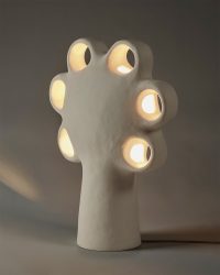 Lampe sur pied beige Harna
