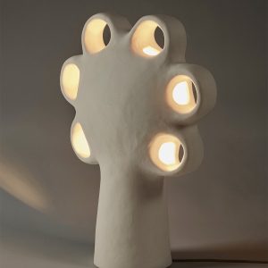 Lampe sur pied beige Harna