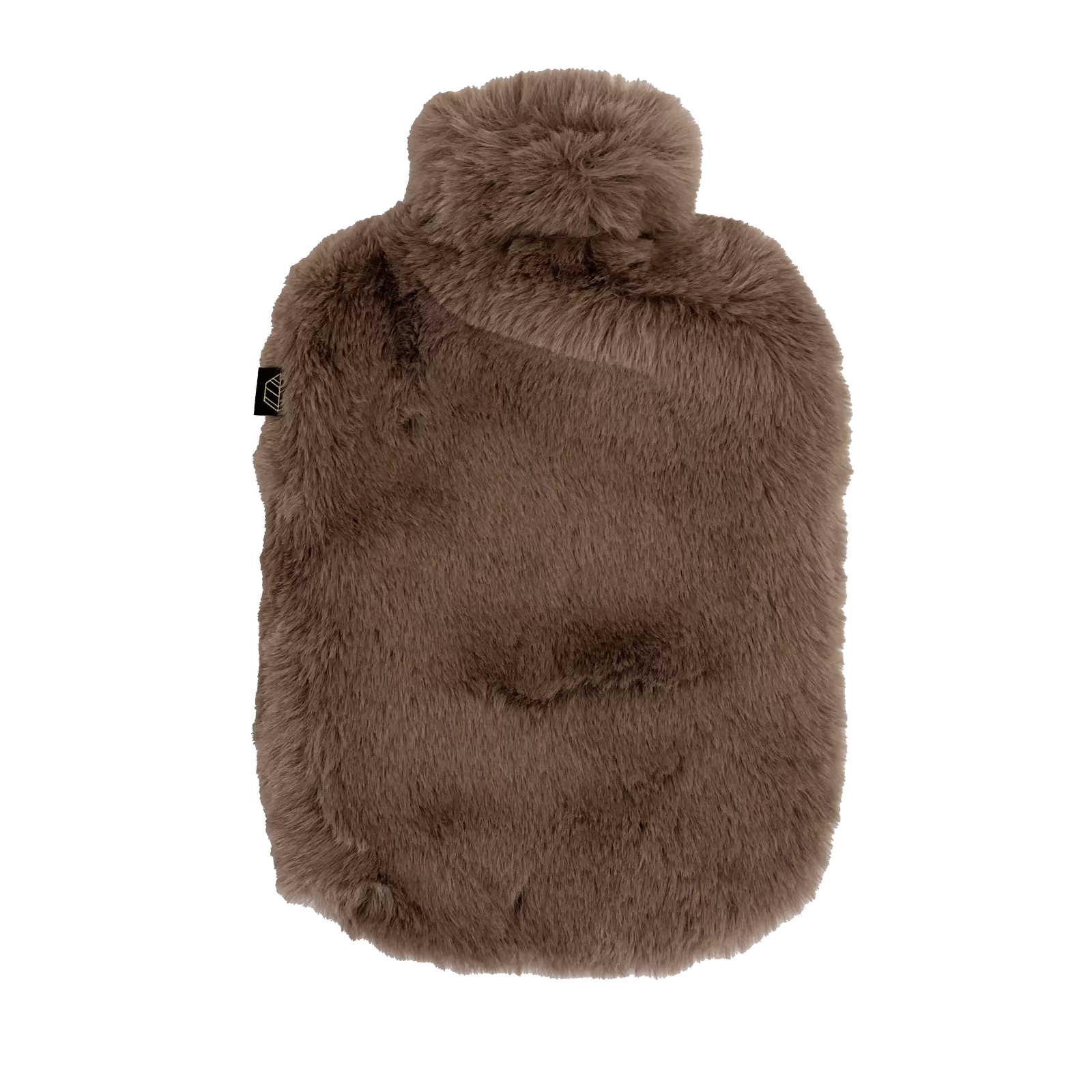 Bouillotte Chamonix Moka – Effet fausse fourrure