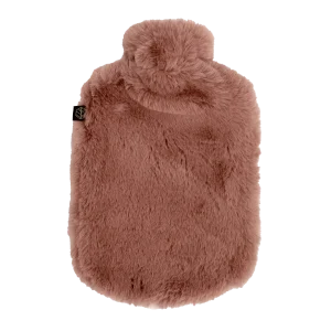 Bouillotte Chamonix Bois de rose – Effet fausse fourrure