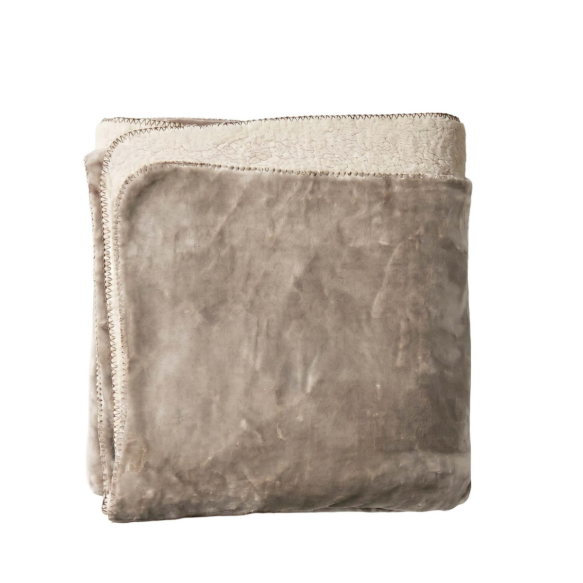 Couvre-lit Naturel– Effet fausse fourrure – Image 2