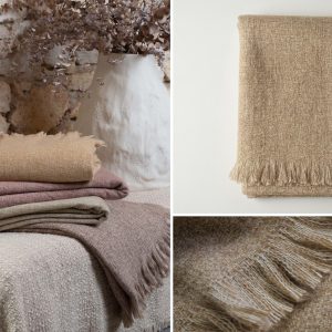 Plaid Collection Alpaga – Coloris Golden