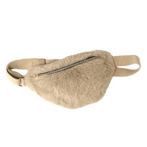 Banane Chamonix Beige – Effet fourrure